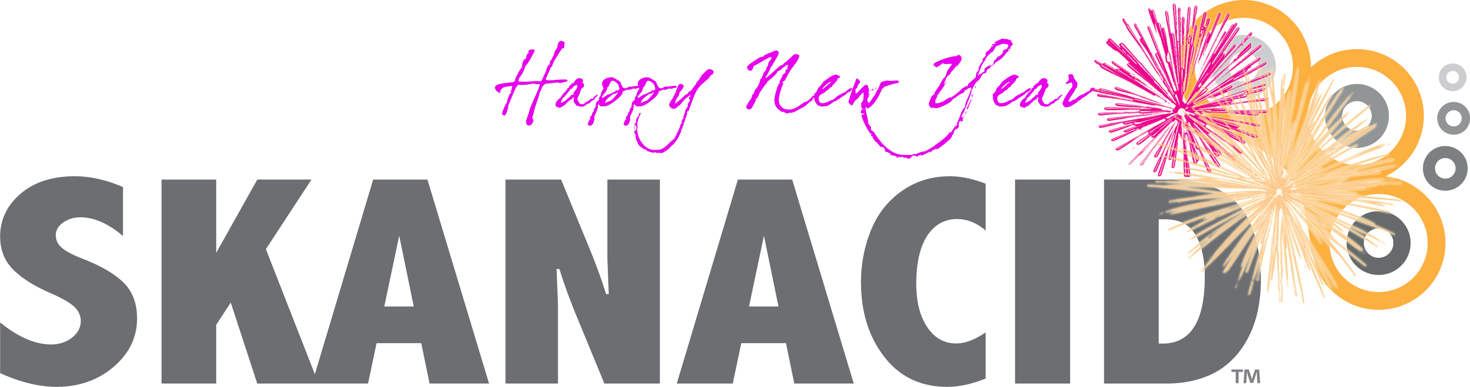 Nytår-logo Skanacid Happy New Year from Skanacid